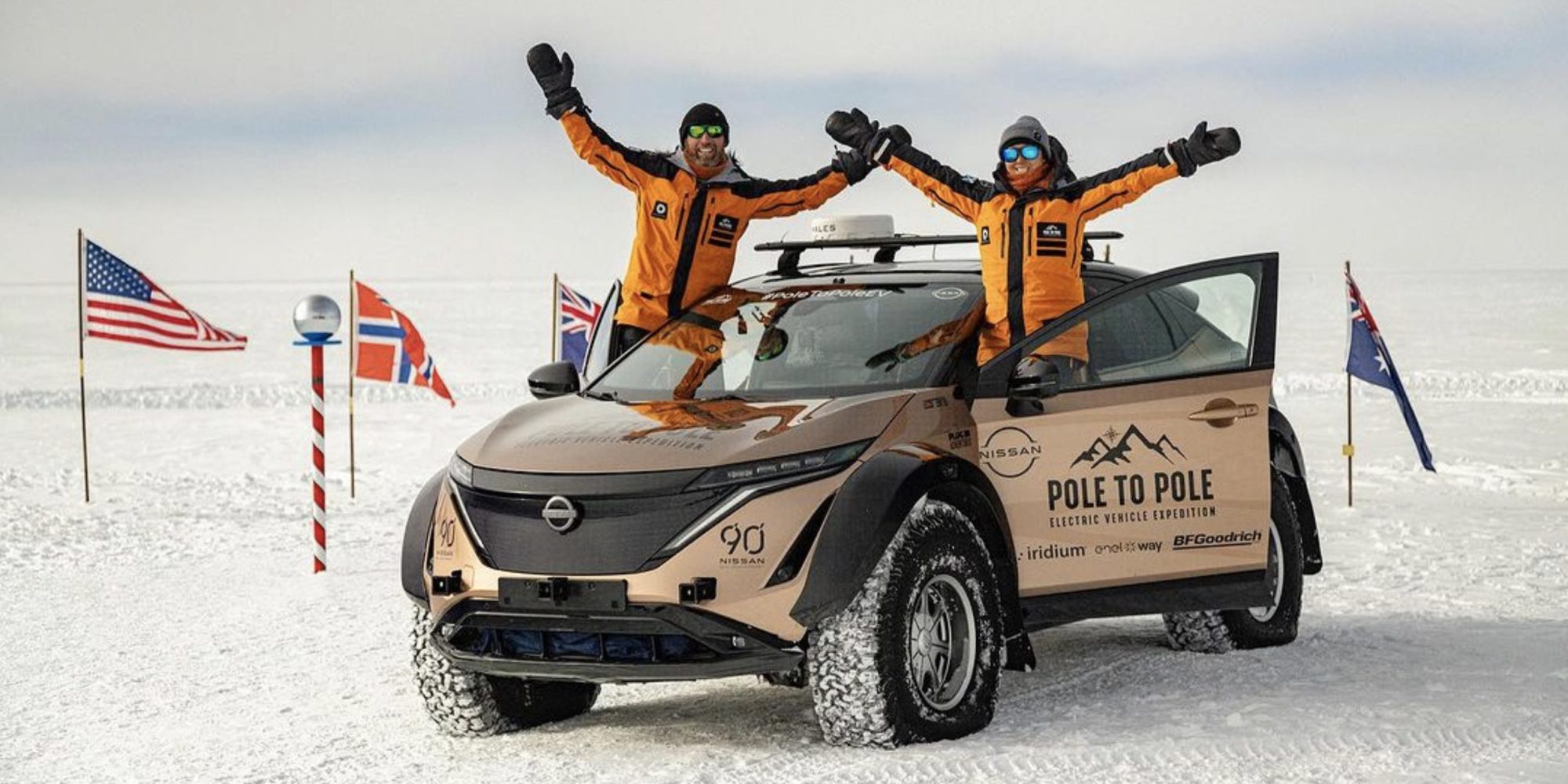 The first ever drive from North to South pole is complete and it