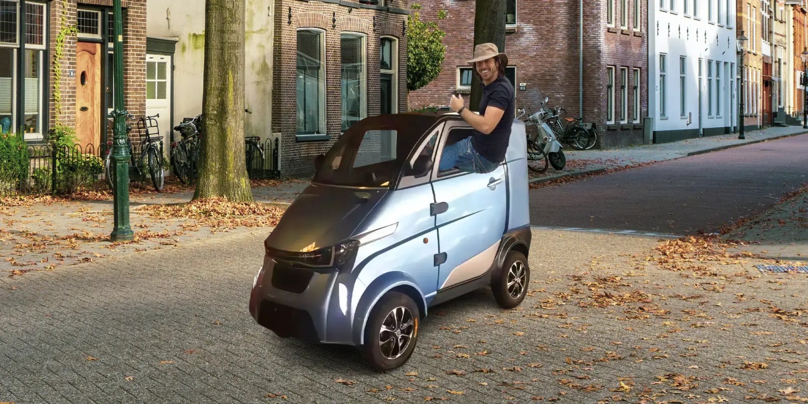 Meet the world’s cutest and tiniest electric delivery van
