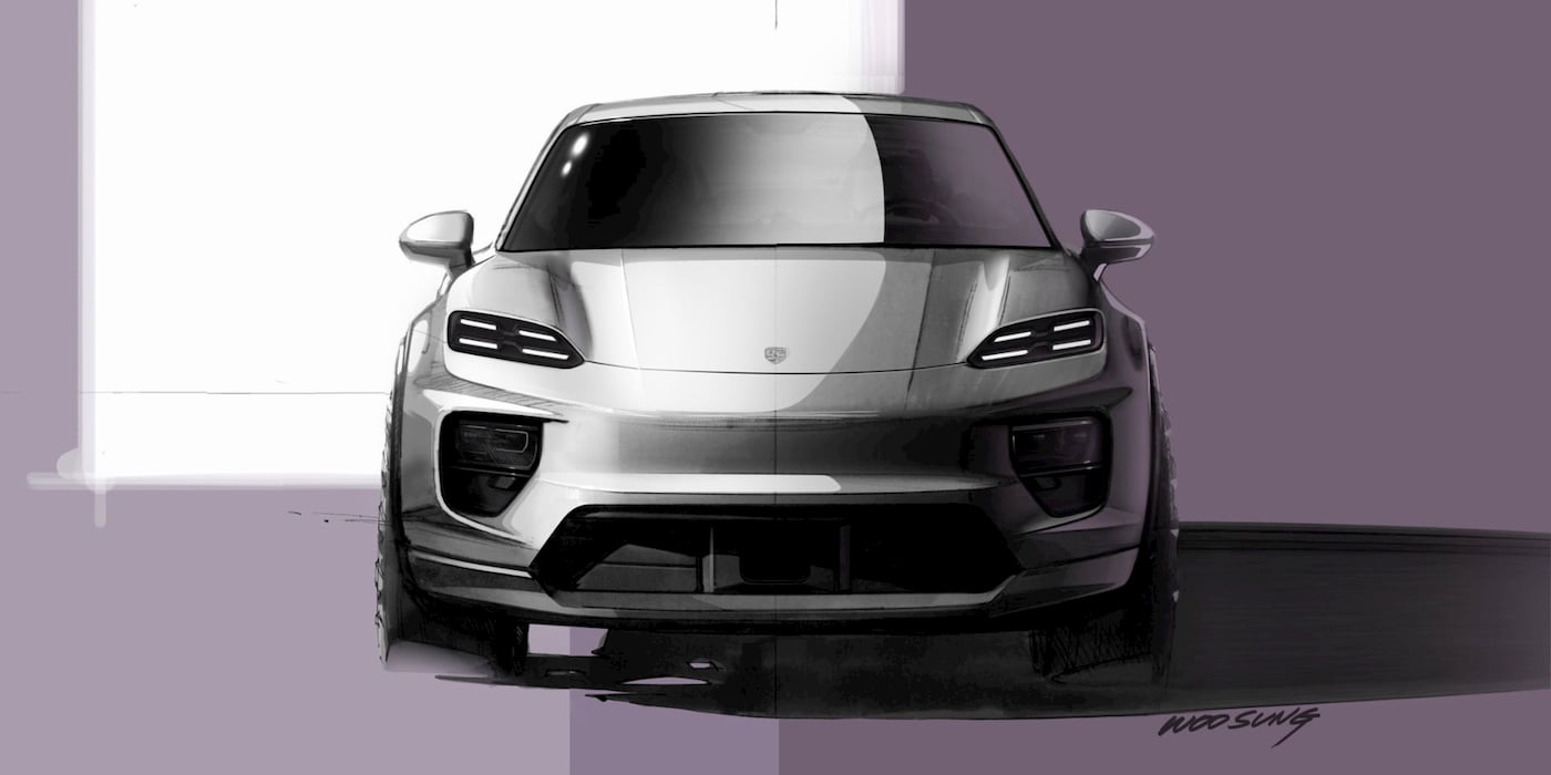 Porsche Macan EV pictures leaked hours before the formal unveiling