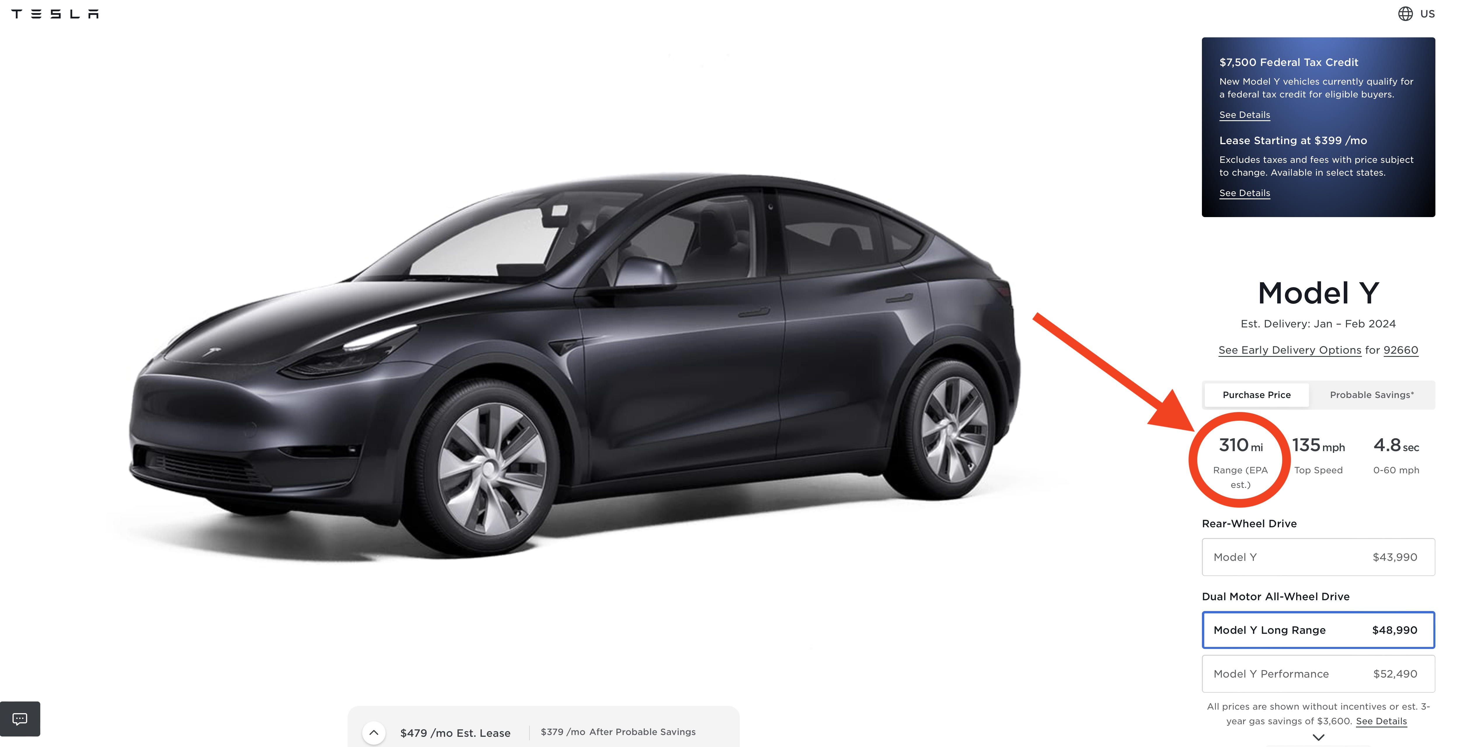 Tesla model 3 sr+ deals real world range