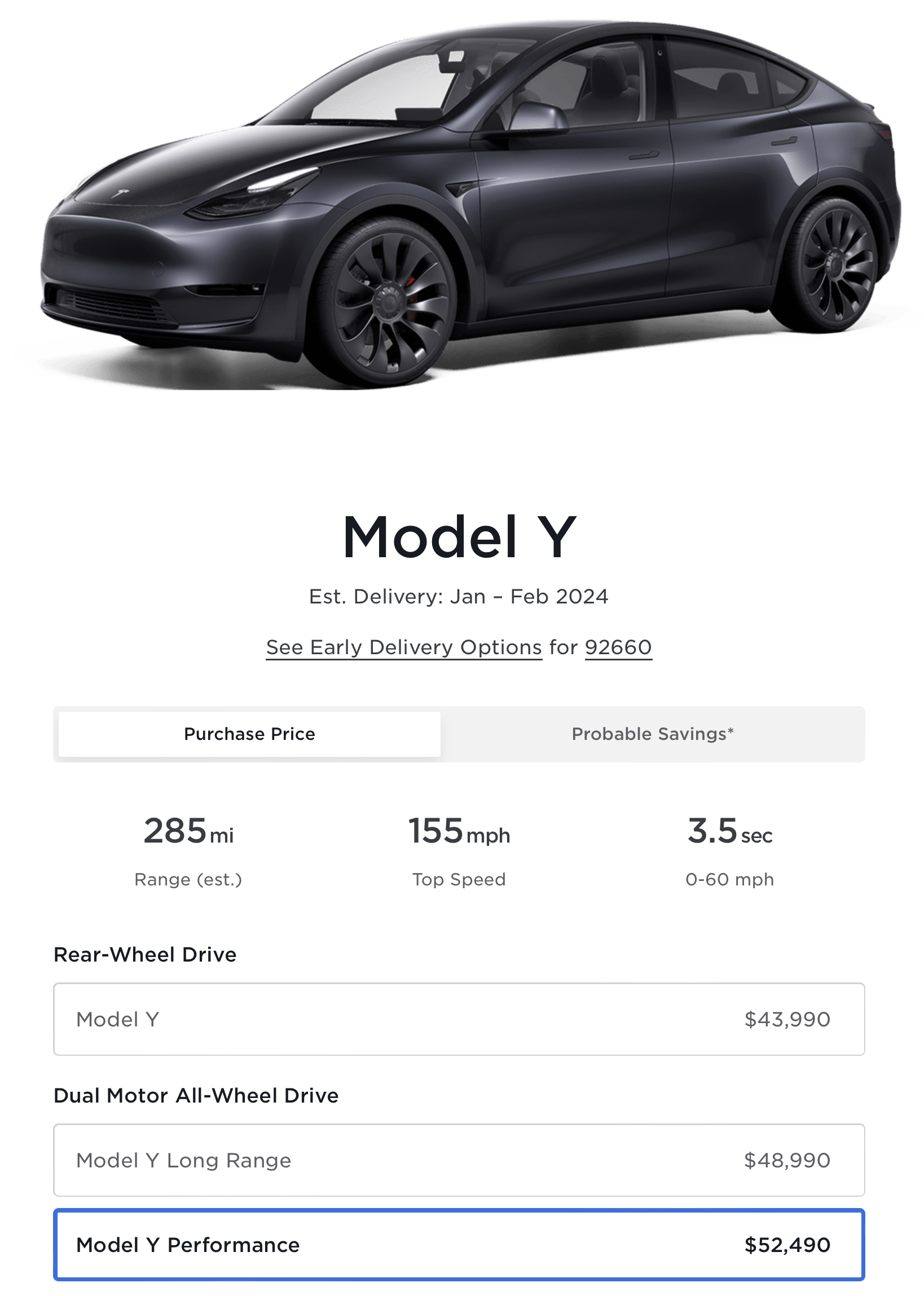 Tesla Model Y range estimate reduced by 6, more realistic