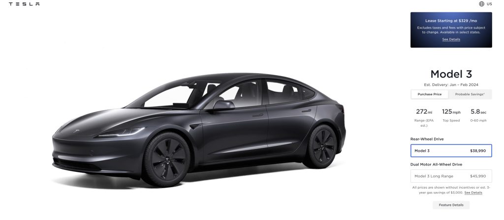 Stock Talk on X: TESLA UNVEILS NEW MODEL 3 HIGHLAND REFRESH with 12%  more range and 50% new parts, 17-speaker surround sound system, a new  backseat screen, and an overhauled steering wheel