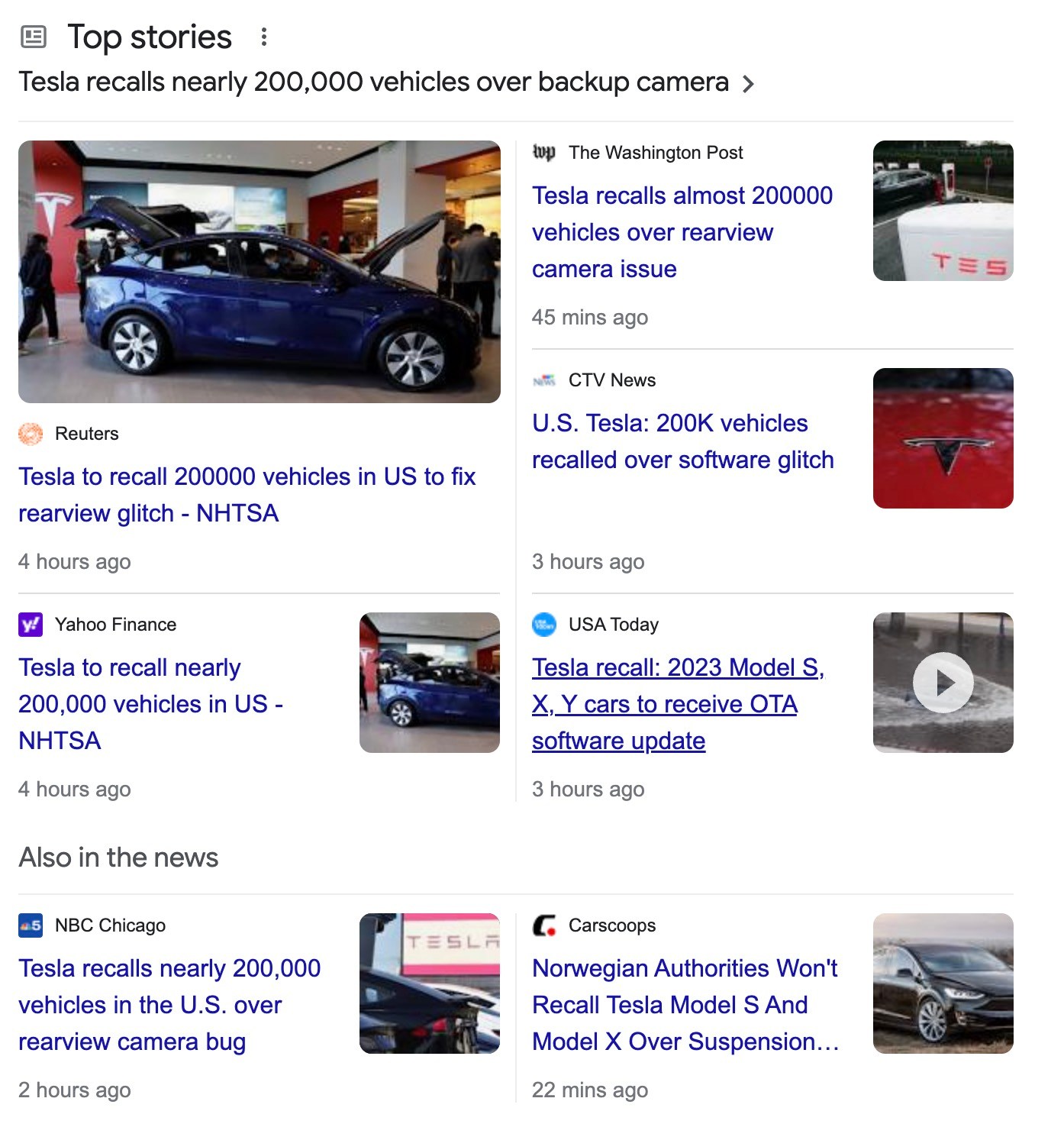 Tesla's big recall today is a software update from a month ago | Electrek