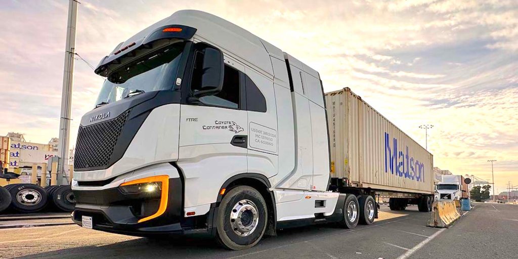 Nikola Coyote Container completes historic trip in fuel cell truck