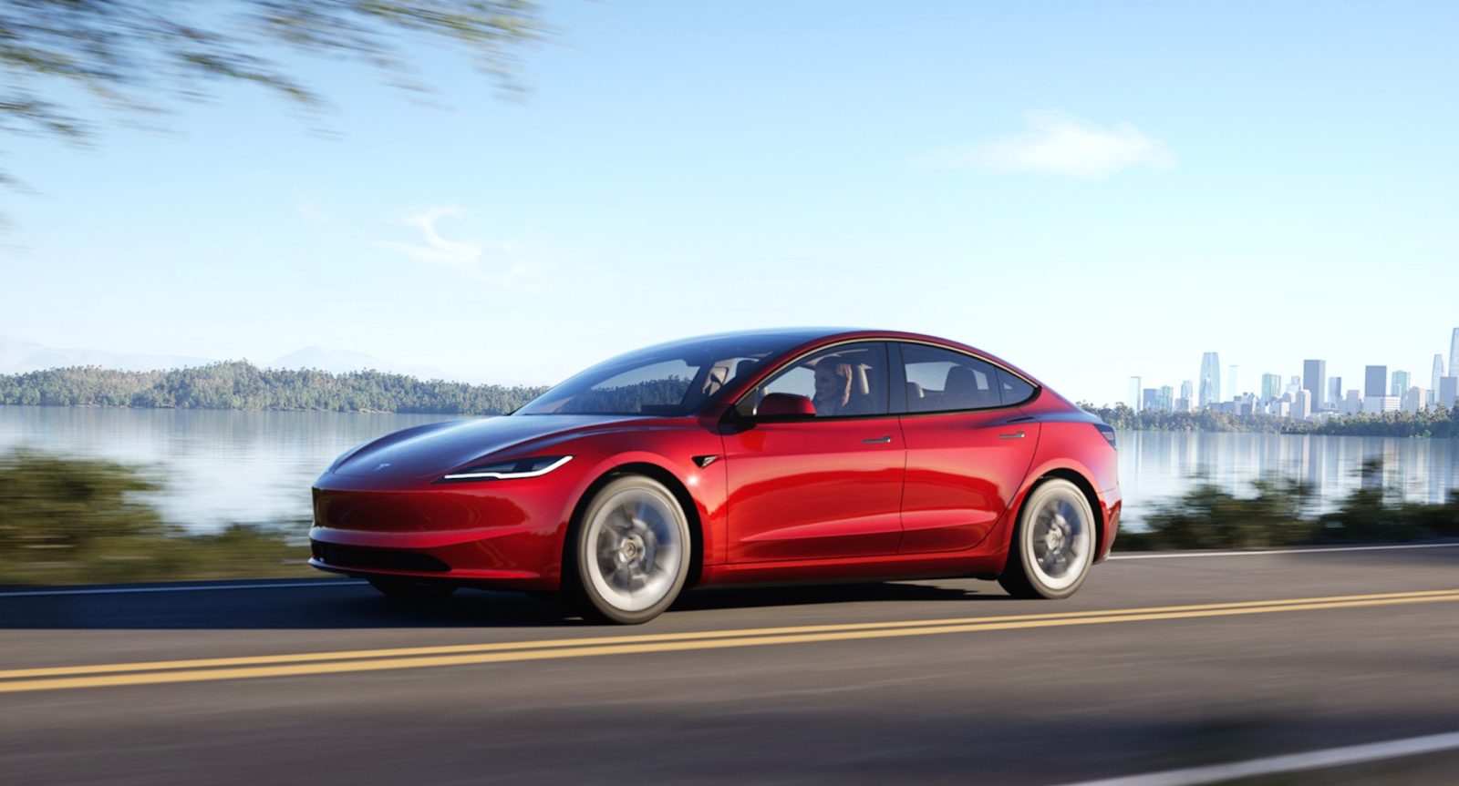 Tesla Model 3 red hero - Auto Recent