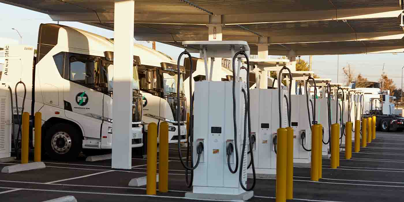 Illustration of Rugged Ev Charging Station For Heavy Industry