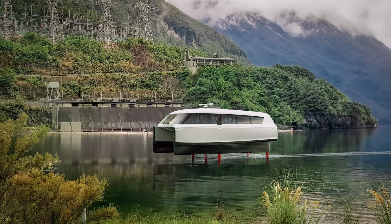 World's Cleanest Lake Is Getting A New Flying Electric Hydrofoil Ferry