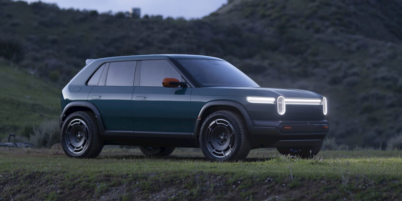 Rivian rally deals car