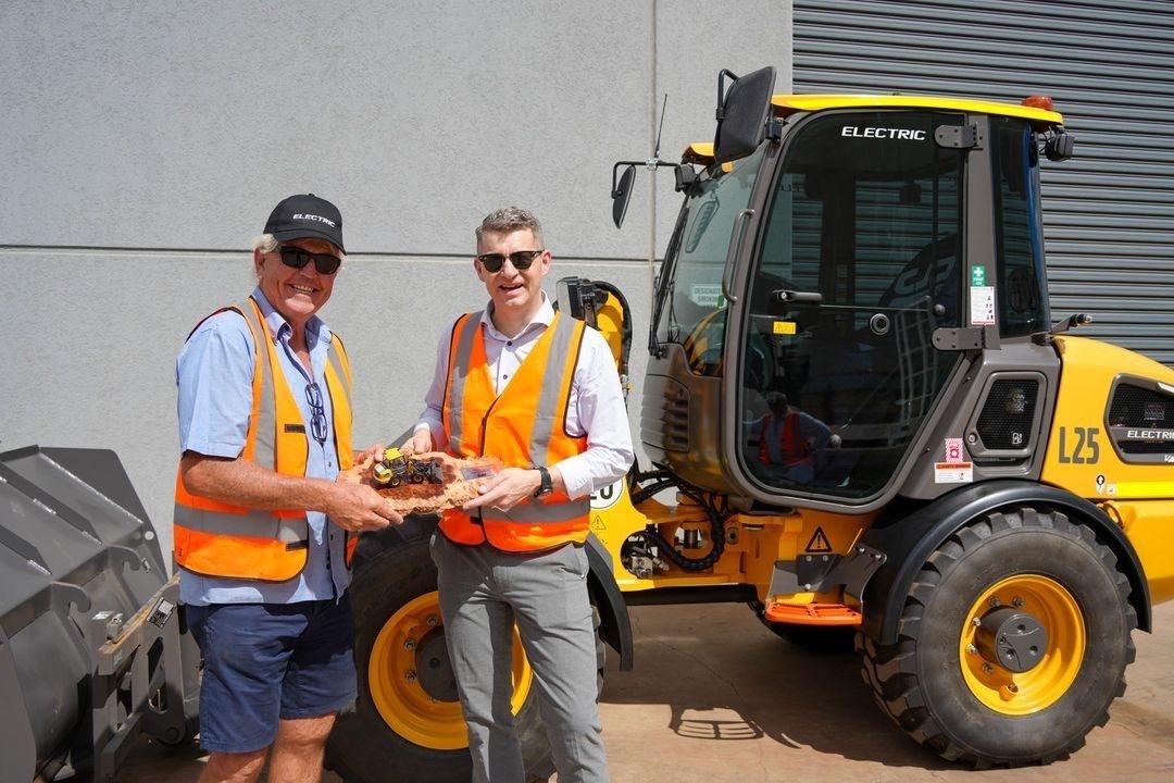 First Volvo L25 Electric wheel loader delivered to Australia