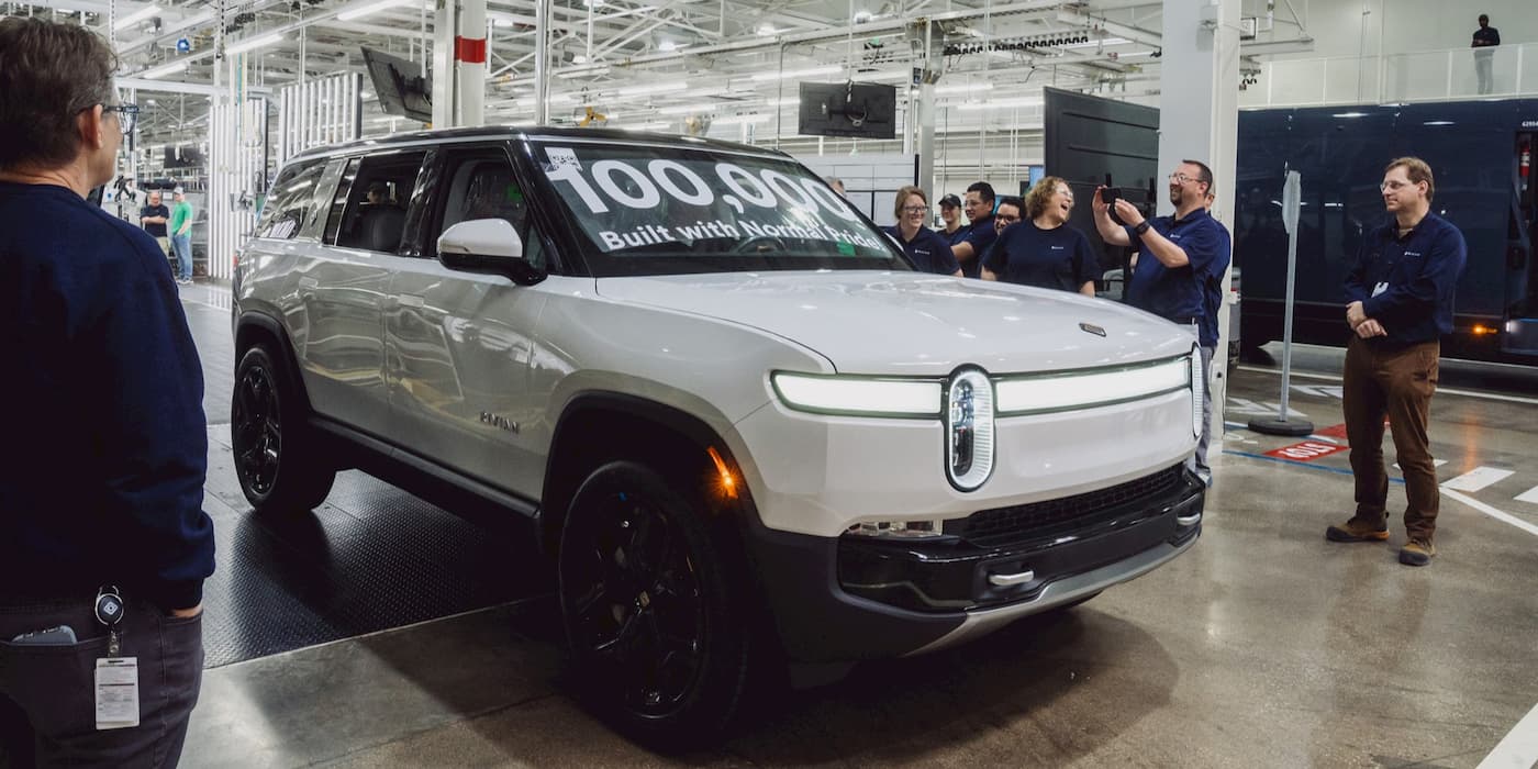 Rivian (RIVN) Hits A Milestone After Its 100,000th EV Rolls Off The ...