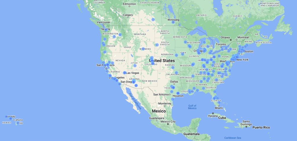 drive electric earth month 2024 events map - Auto Recent