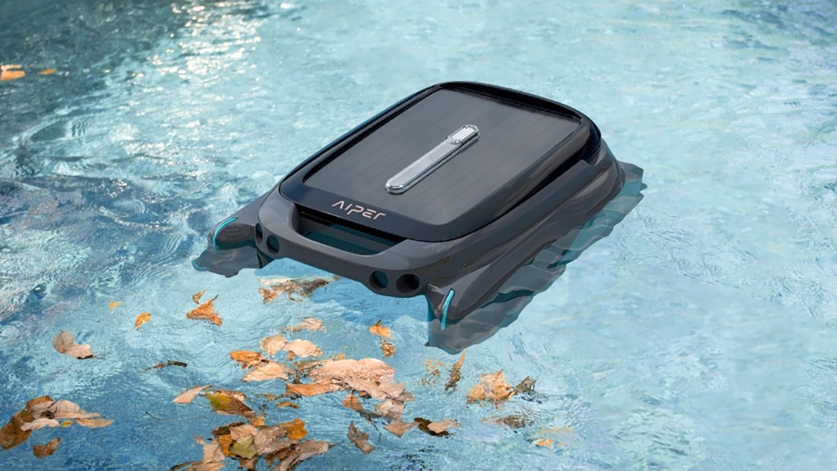 Aiper Surfer S1 Solar-Powered Robotic Pool Skimmer within post for Hiboy EVs