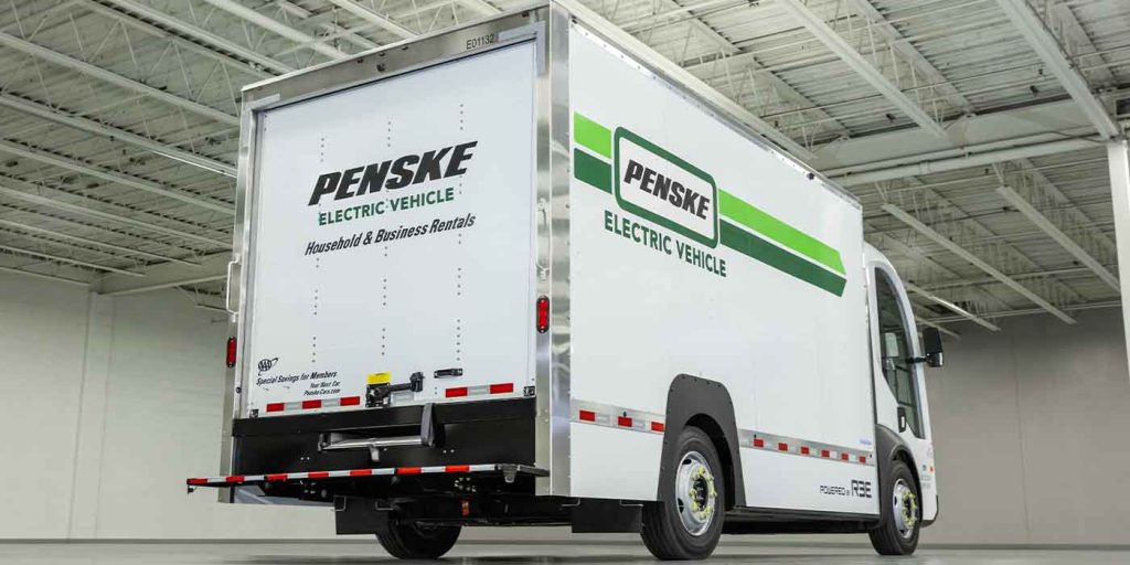 Penske electric truck