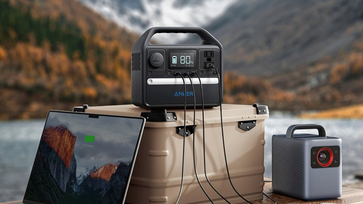 Anker SOLIX 522 Portable Power Station within post for Rad Power RadRover 6 e-bike