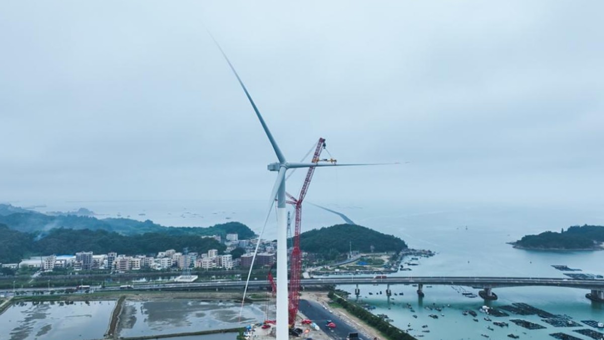 China 18 MW offshore wind turbine
