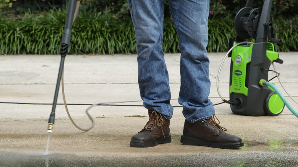 Greenworks 1,700 PSI Upright Hand-Carry Electric Pressure Washer within post for Lectric summer sale