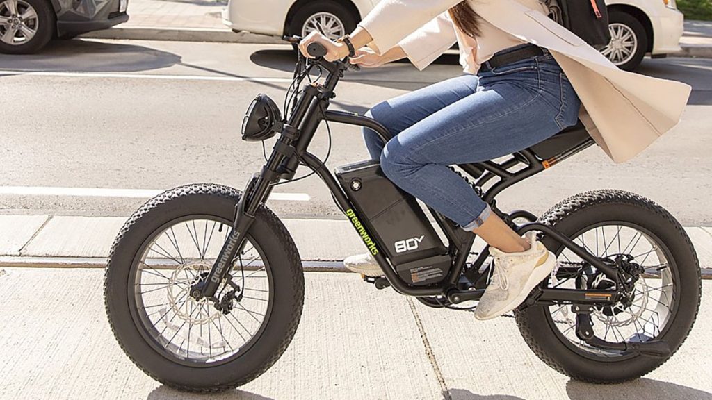 Greenworks 80V 20-inch Venture Fat-Tire Utility e-bike within post for MOD Easy 3 e-bike