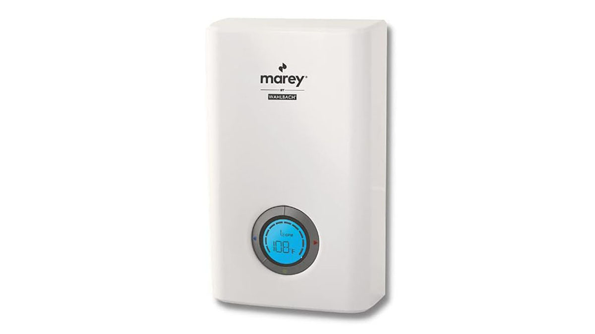 MAREY Power Pak 12kW electric tankless water heater within post for Murf Fourth of July sale