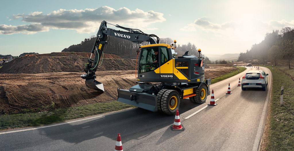 Expanding into new category with EWR150 Electric wheeled excavator
