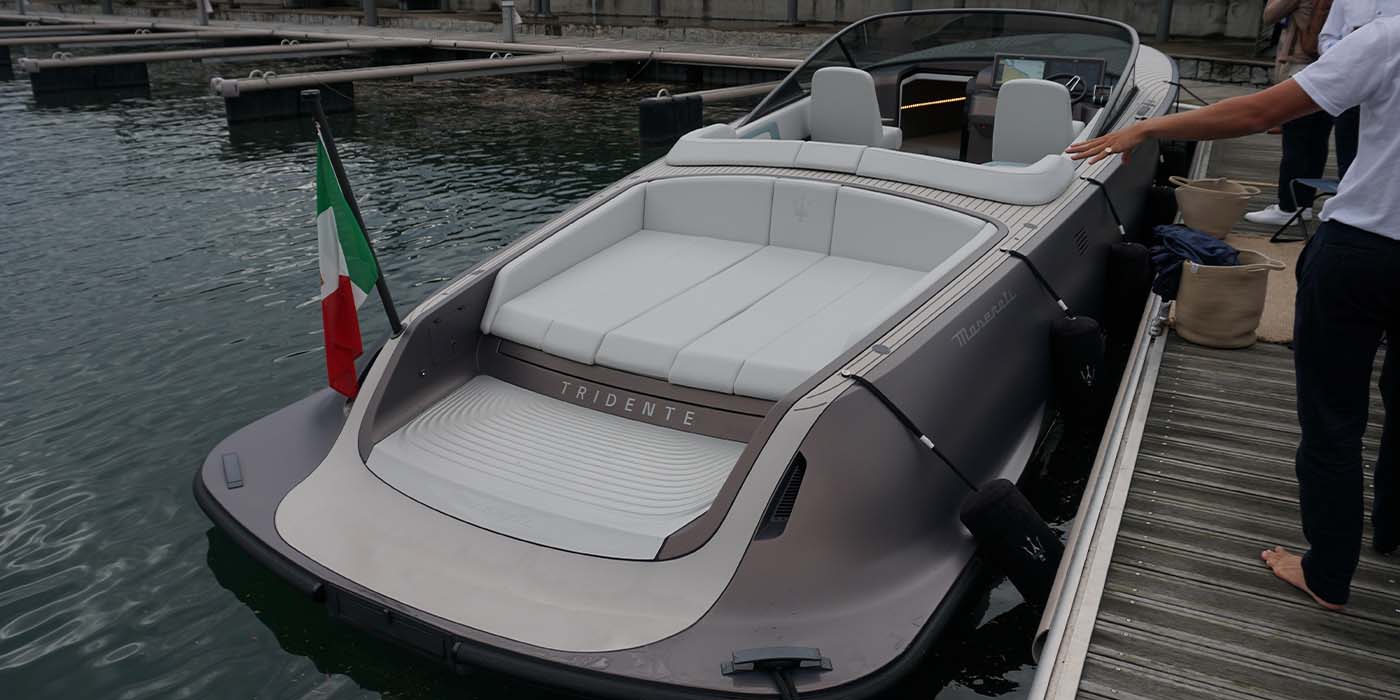 First Ride On The All-electric Tridente Boat From Maserati [video]