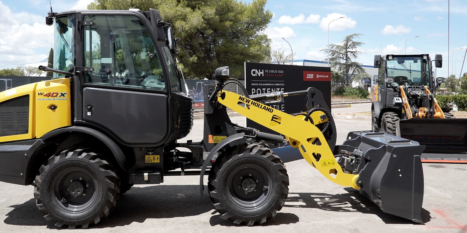 CNH inaugurates electric compact wheel loader production line