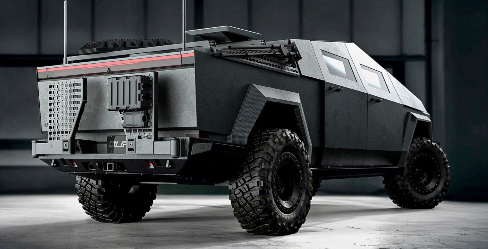 Tesla Cybertruck gets modded into an electric tank for military | Electrek