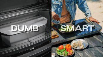 tesla cooler rivian grill kitchen