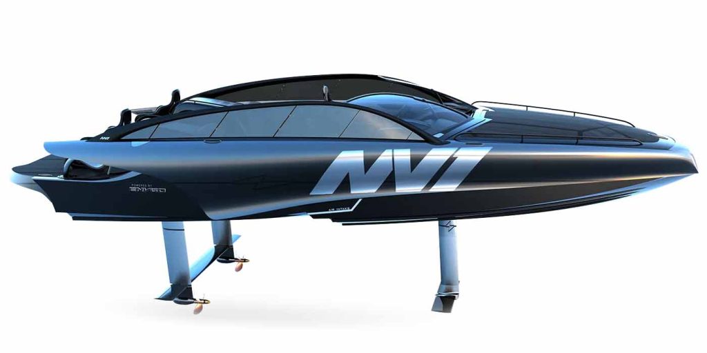 electric hydrofoiling boat