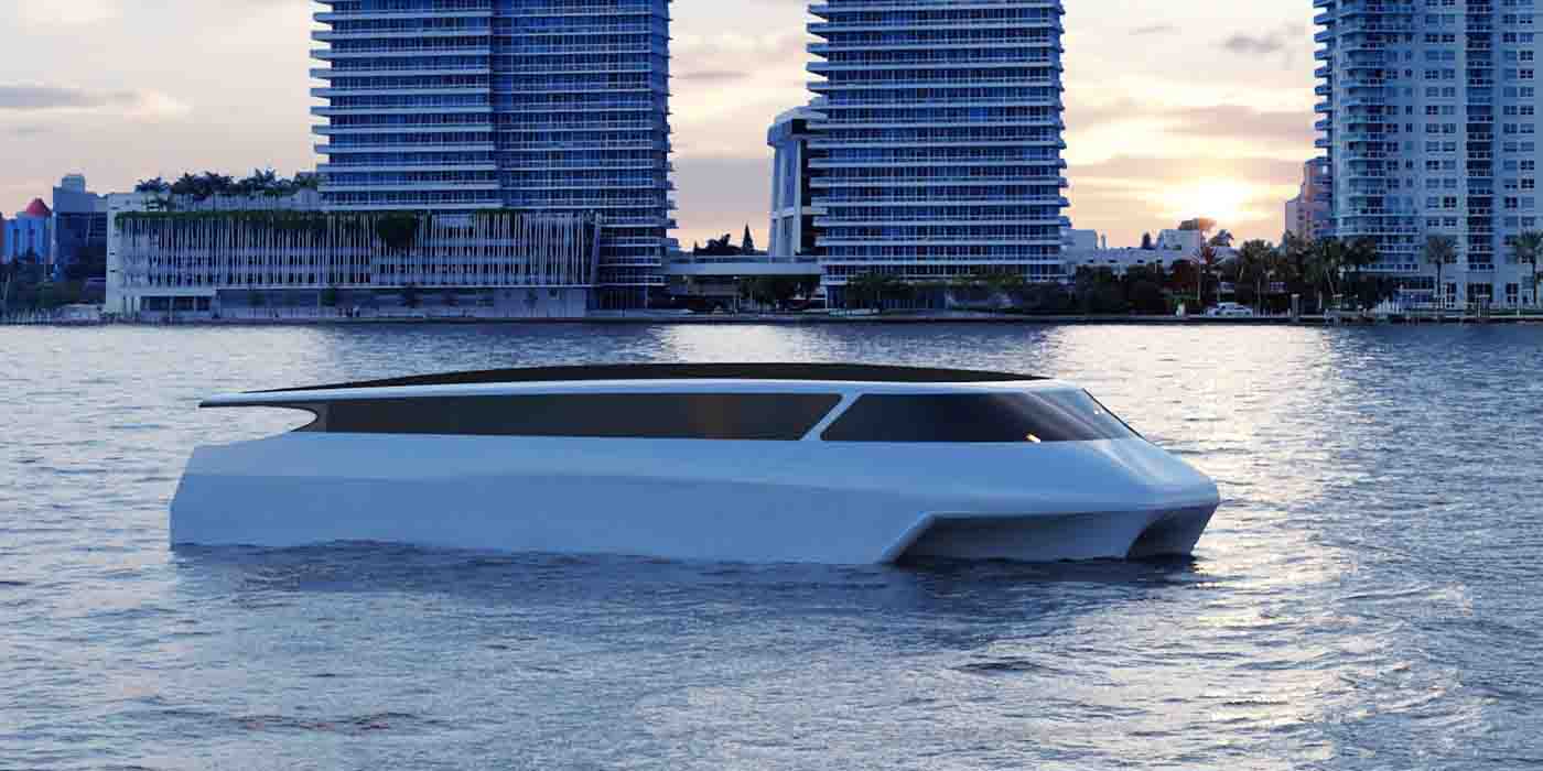 Electric water taxi