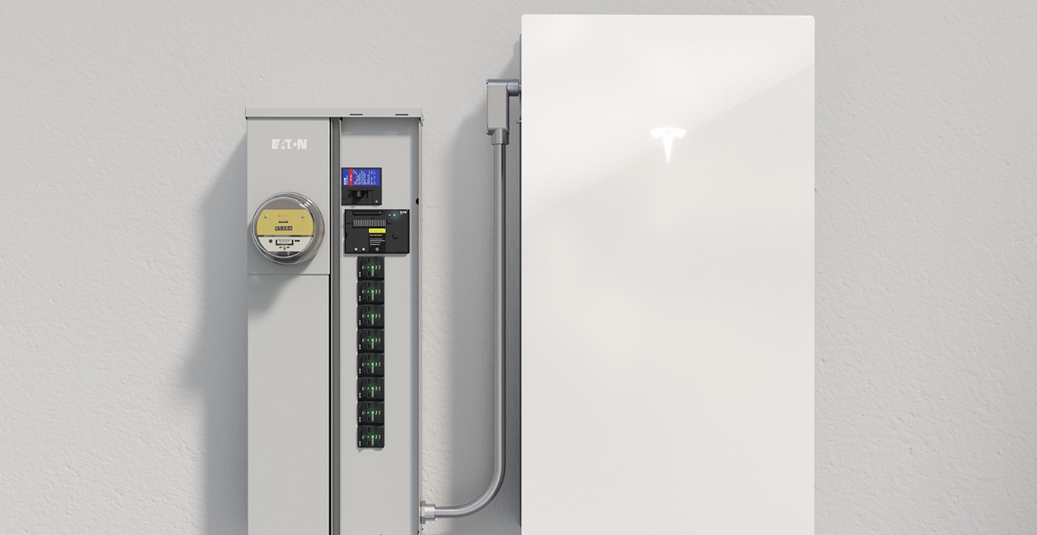 Tesla Powerwall and Eaton smart breaker