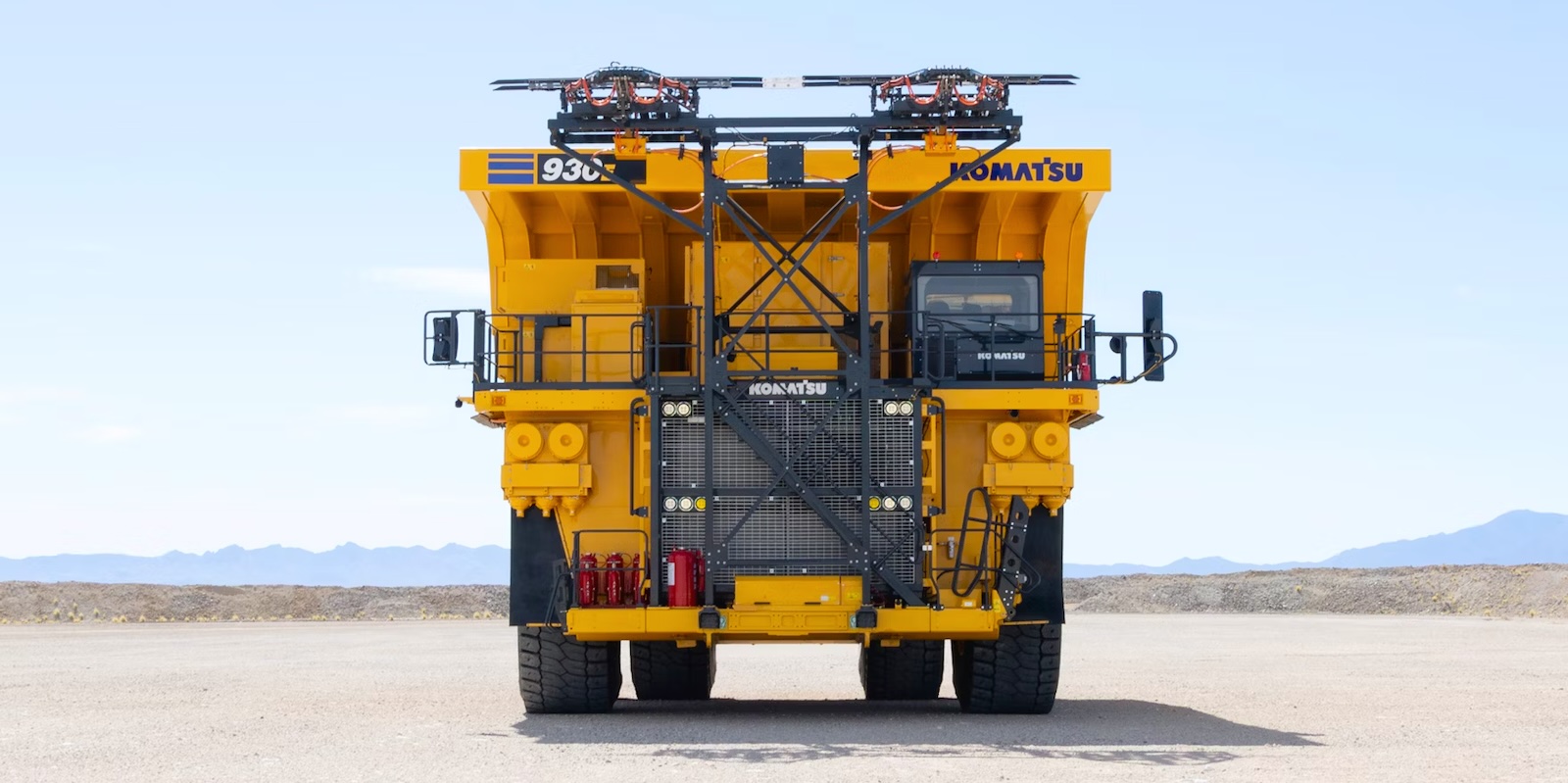 Komatsu presenta el transportador 930E de potencia independiente: para diésel, eléctrico e hidrógeno