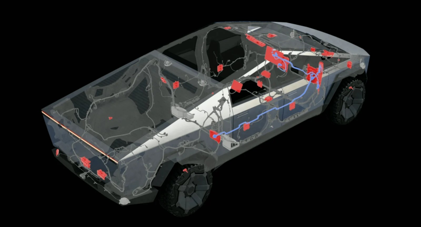 Tesla 48 volt Cybertruck architecture