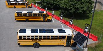 electric school buses V2