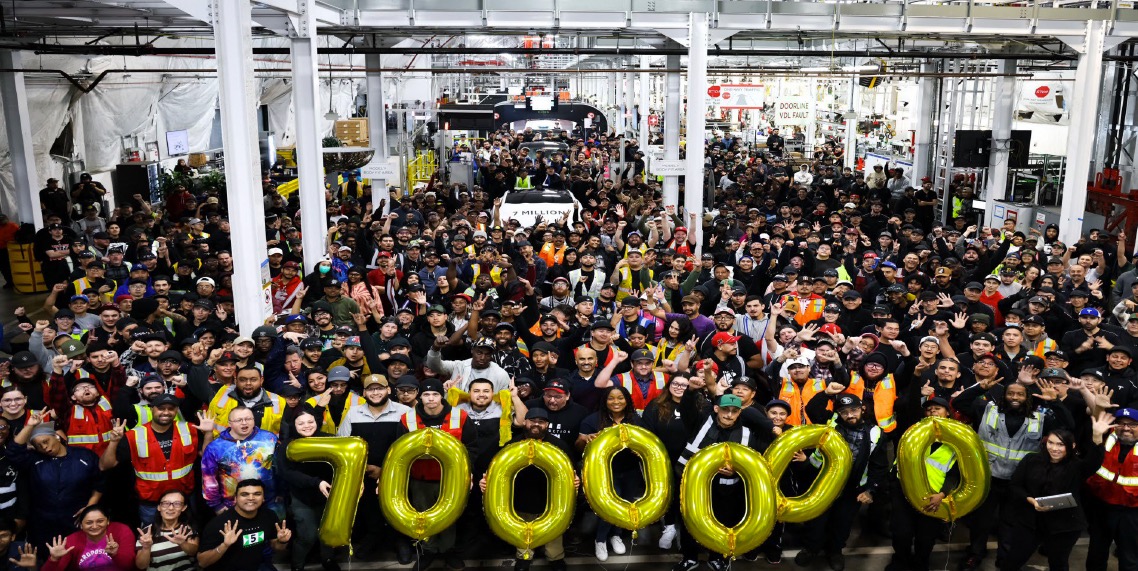 Tesla 7 million vehicles