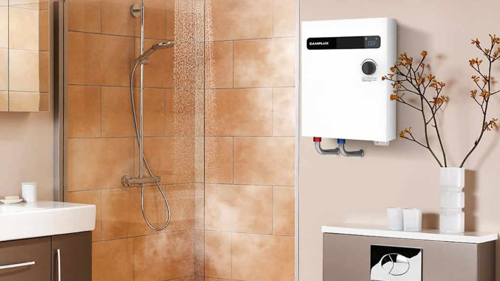 Camplux 27kW electric tankless water heater