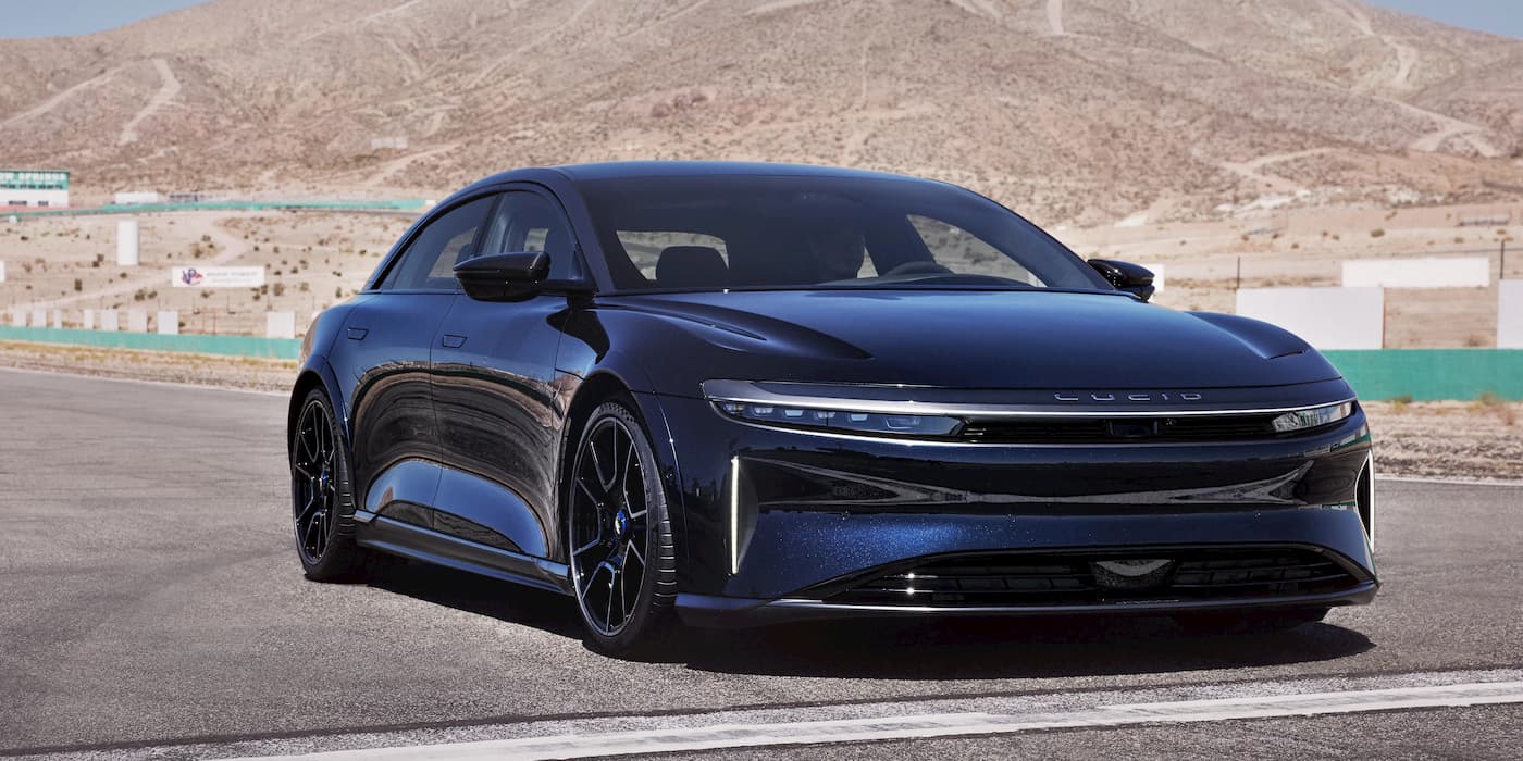 Check out this custom Lucid Air designed so 7-foot Shaq can fit