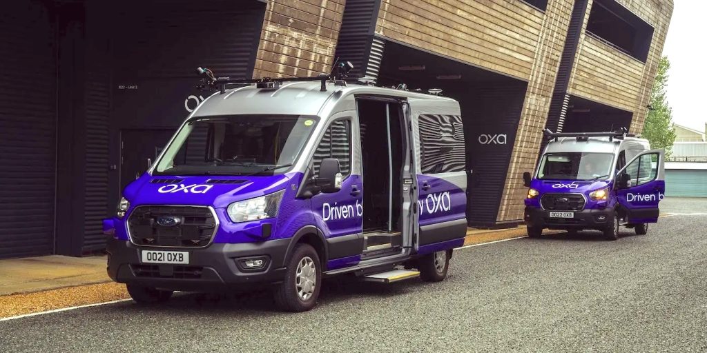 Oxa Unveils Autonomous Ford E-Transit Van and Minibus