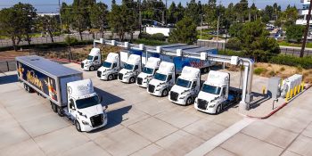 Daimler Truck North America delivers 29 battery-electric Freightliner eCascadias to Reyes Beverage Group for California Operations