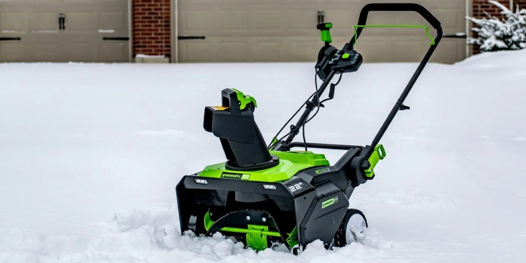 Greenworks 80V 22-inch cordless electric snow blower