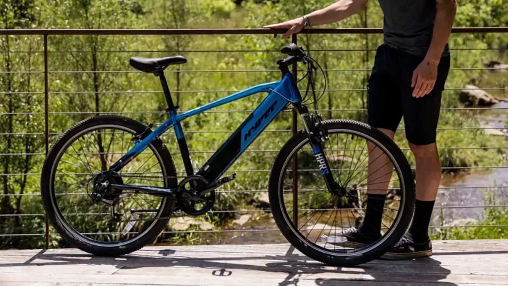 Hyper 26-inch electric mountain bike