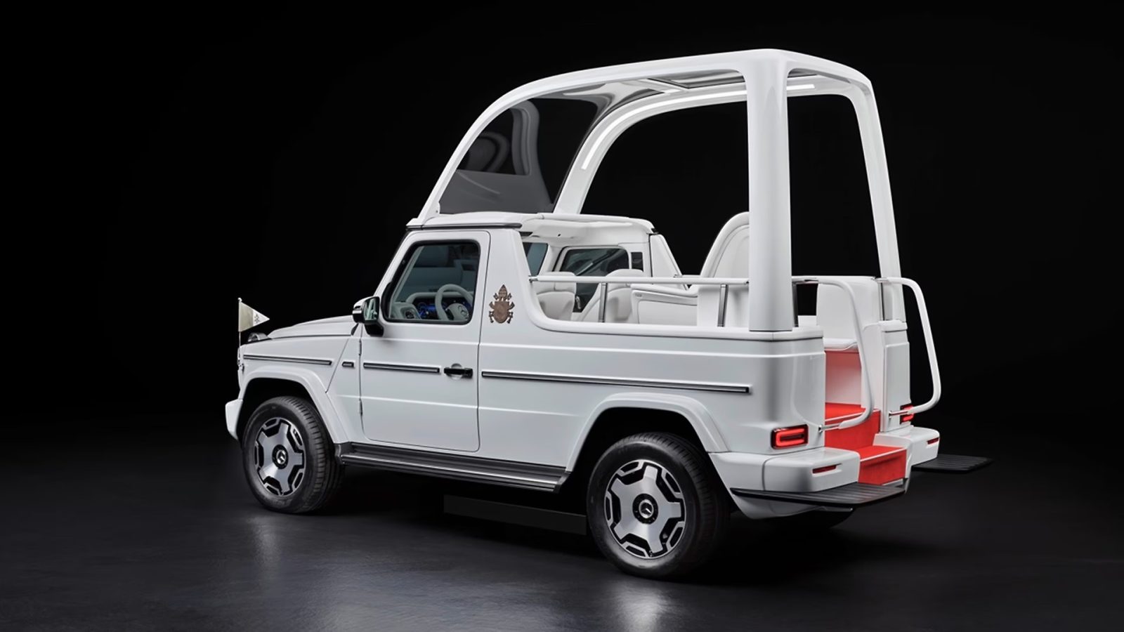 Mercedes-Benz all-electric popemobile