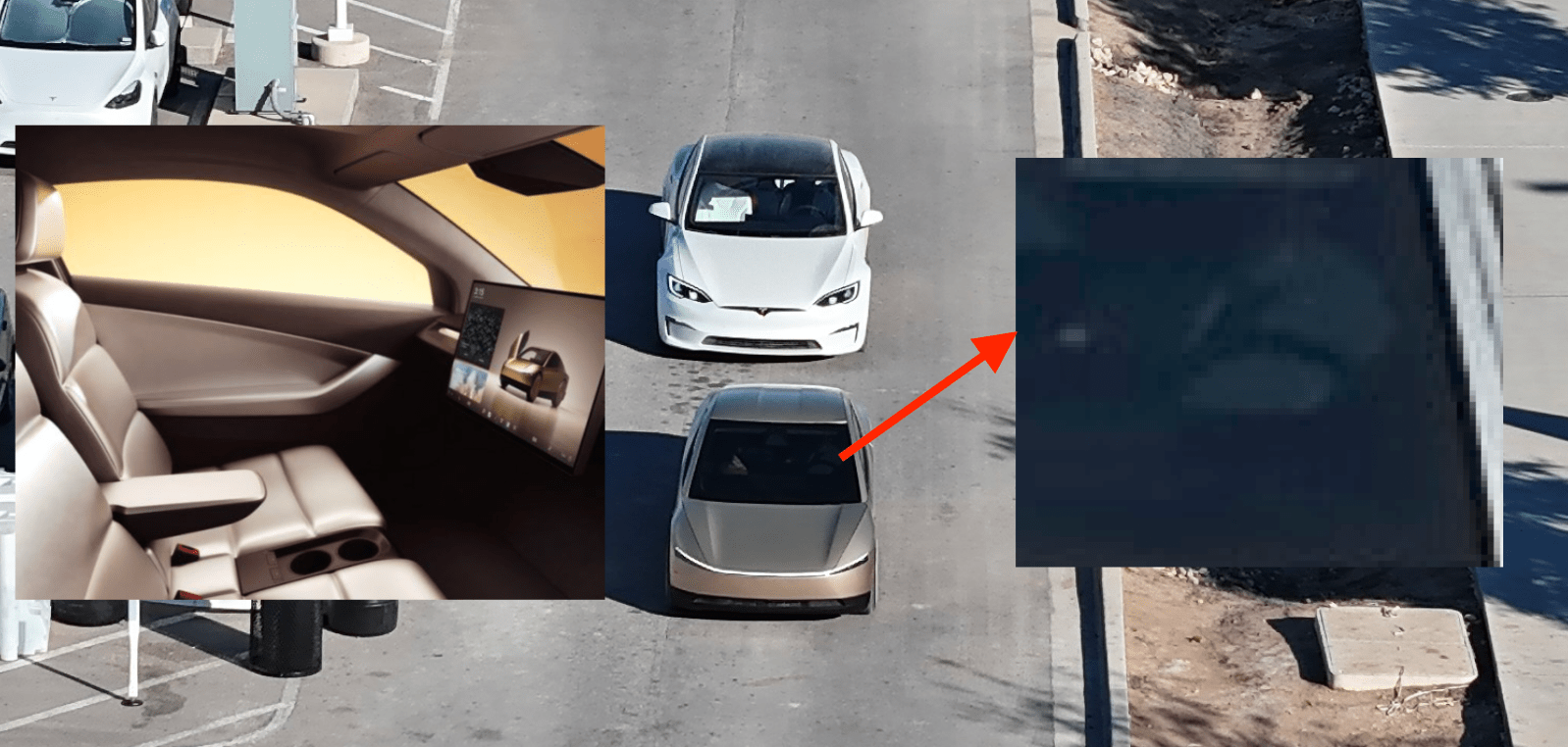 Tesla Cybercab spotted with steering wheel raises questions