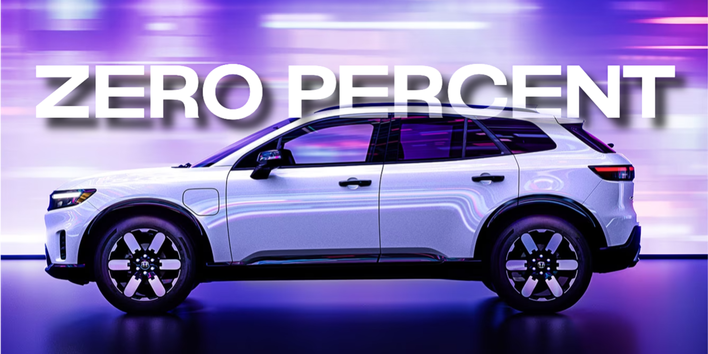 The Honda Prologue is a top-selling electric crossover in 2025. To clear out remaining 2024 inventory, Honda is offering 0% APR for 72 months