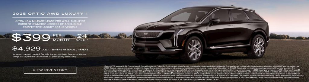 Cadillac's-most-affordable-EV-lease