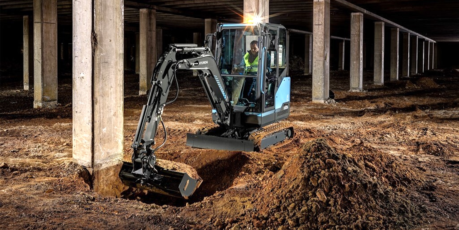 Hyundai Construction Equipment Europe will launch its first battery electric mini excavator at Bauma 2025.