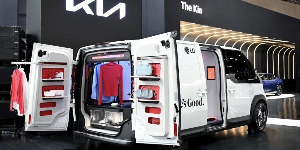 Kia's new PV5 'Spielraum' electric van is the ultimate camping EV