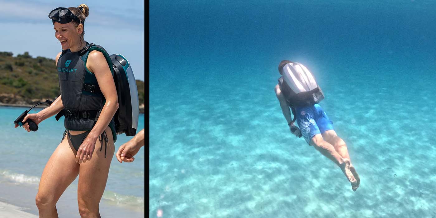 Meet CudaJet: An all-electric underwater jetpack