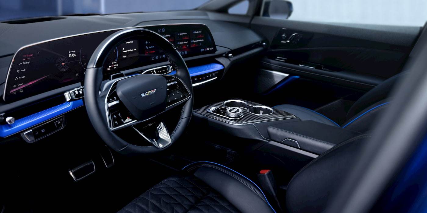Cadillac Optiq-V is an entry-level luxury EV with a Tesla NACS port