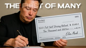 elon musk tesla rebate full self driving