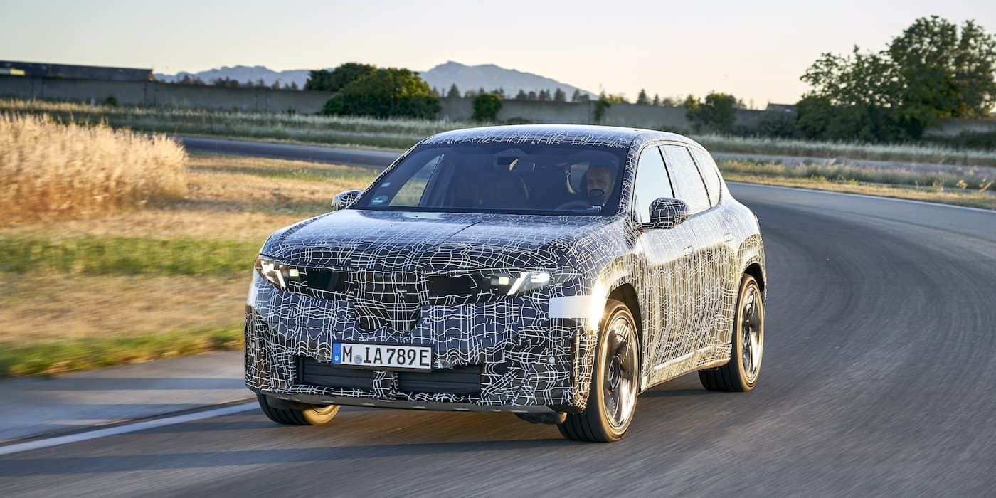 BMW’s iX4 EV captured with a new look as its debut nears [Images]